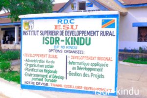 Bienvenue l’Institut Supérieur de Développement Rural, ISDR-Kindu